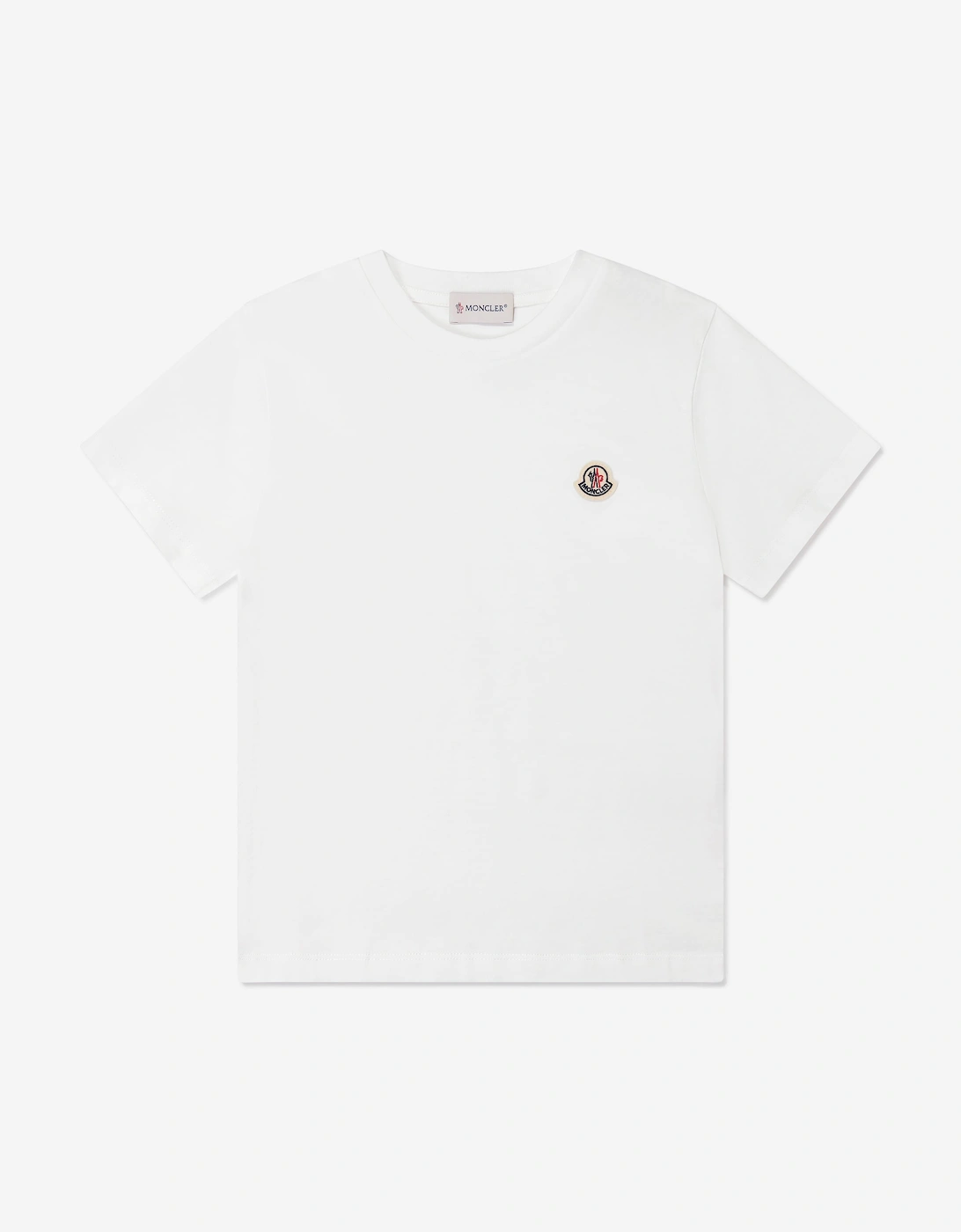 Moncler Enfant Boys Logo Patch T-Shirt Set in Navy