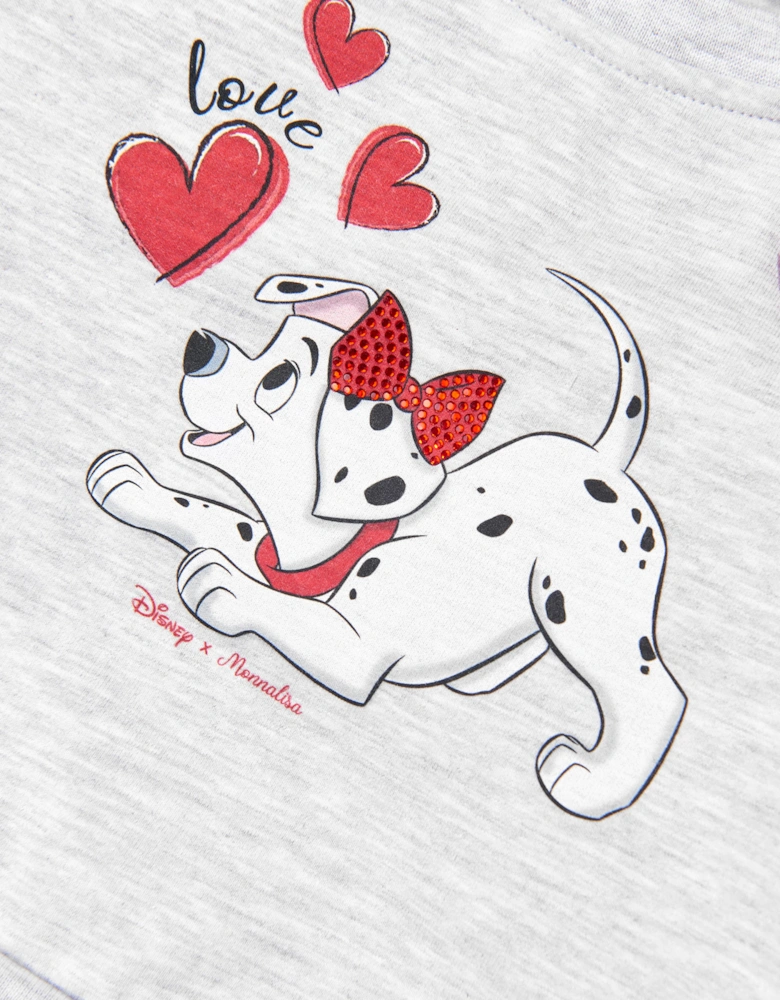 Monnalisa Baby Girls Disney 101 Dalmations Sweatshirt in Grey