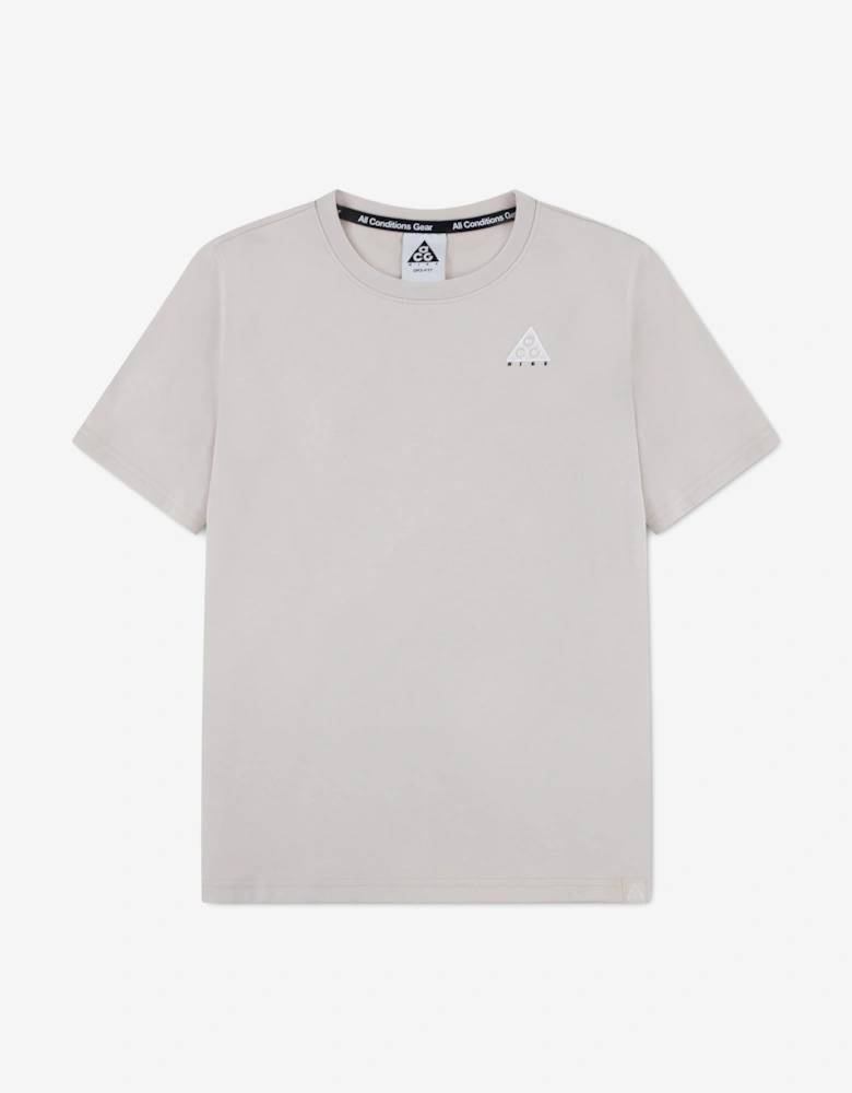 Nike Kids ACG HBR Jersey T-Shirt in Beige
