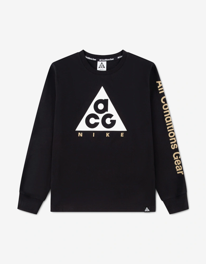 Nike Kids ACG ACG Long Sleeve HBR T-Shirt in Black