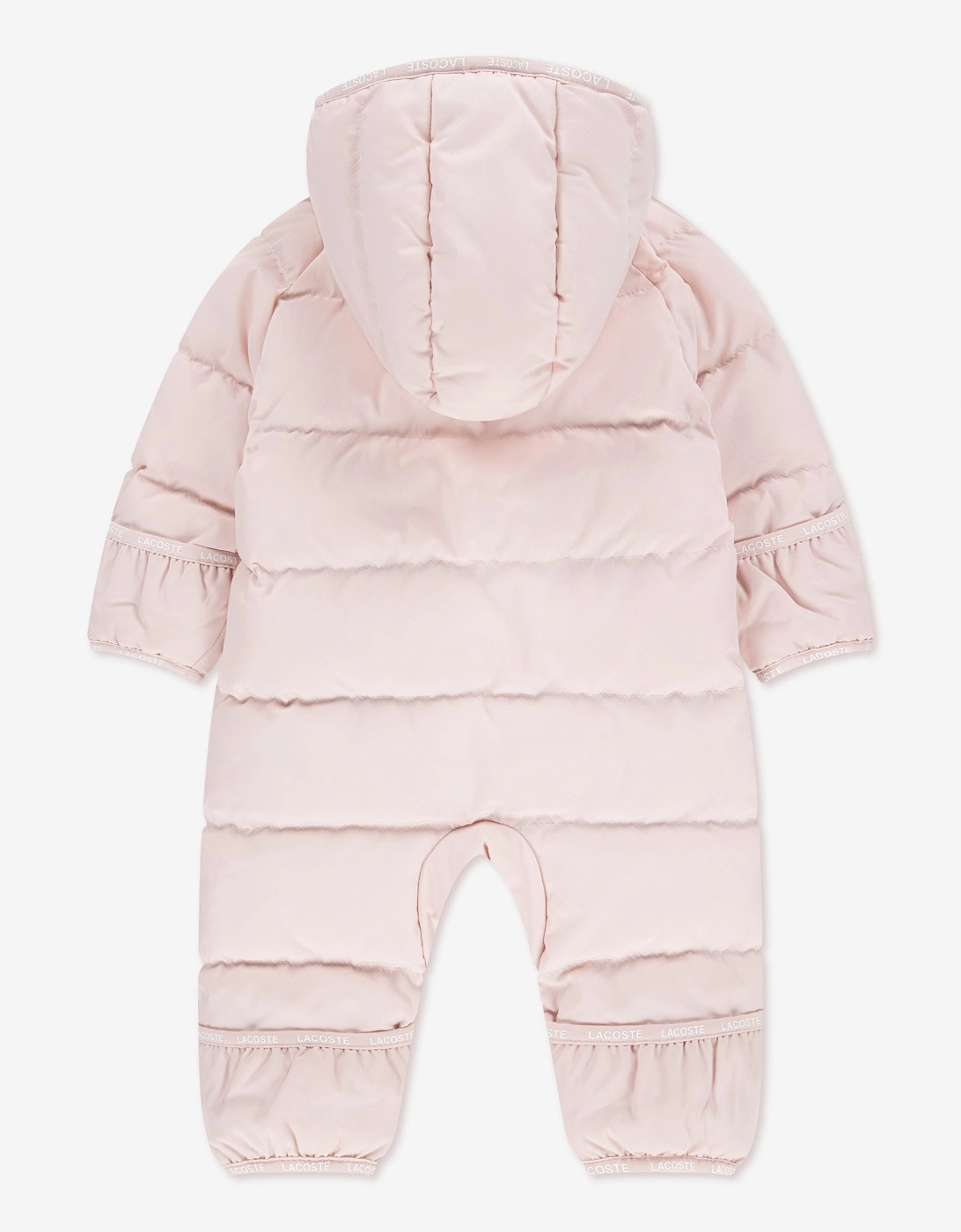 Lacoste Baby Girls Solid Pramsuit in Pink