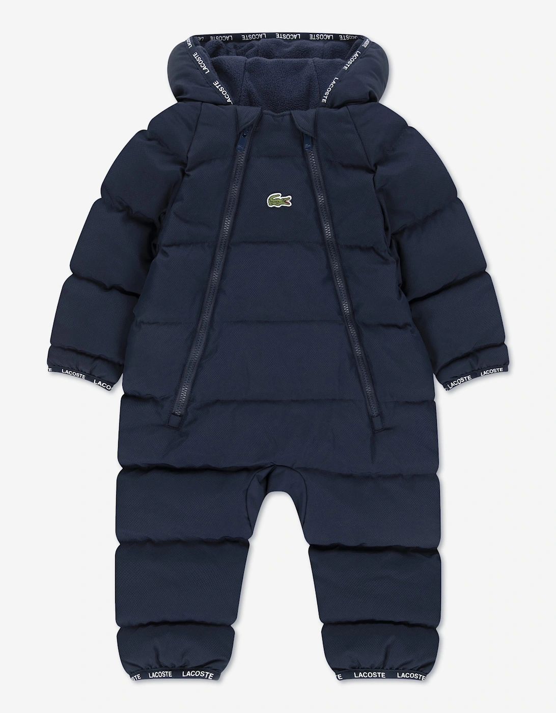 Lacoste Baby Solid Pramsuit in Navy