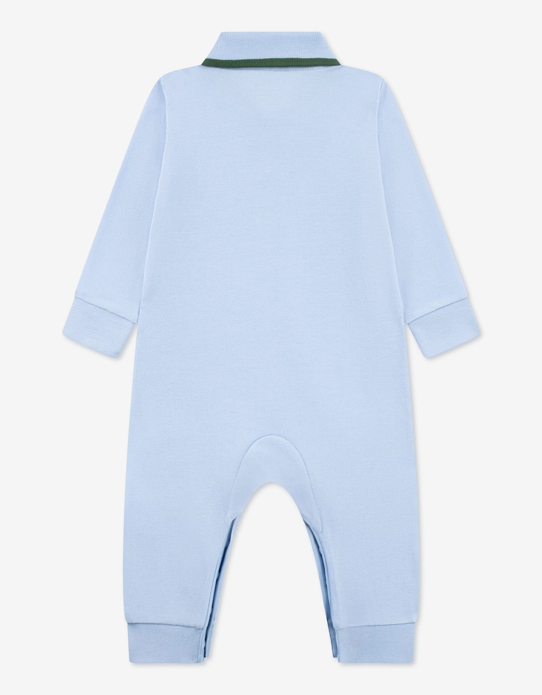 Lacoste Baby Boys Pique Romper in Blue