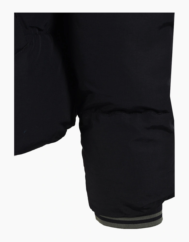 FRED PERRY RAGLAN JACKET BLACK