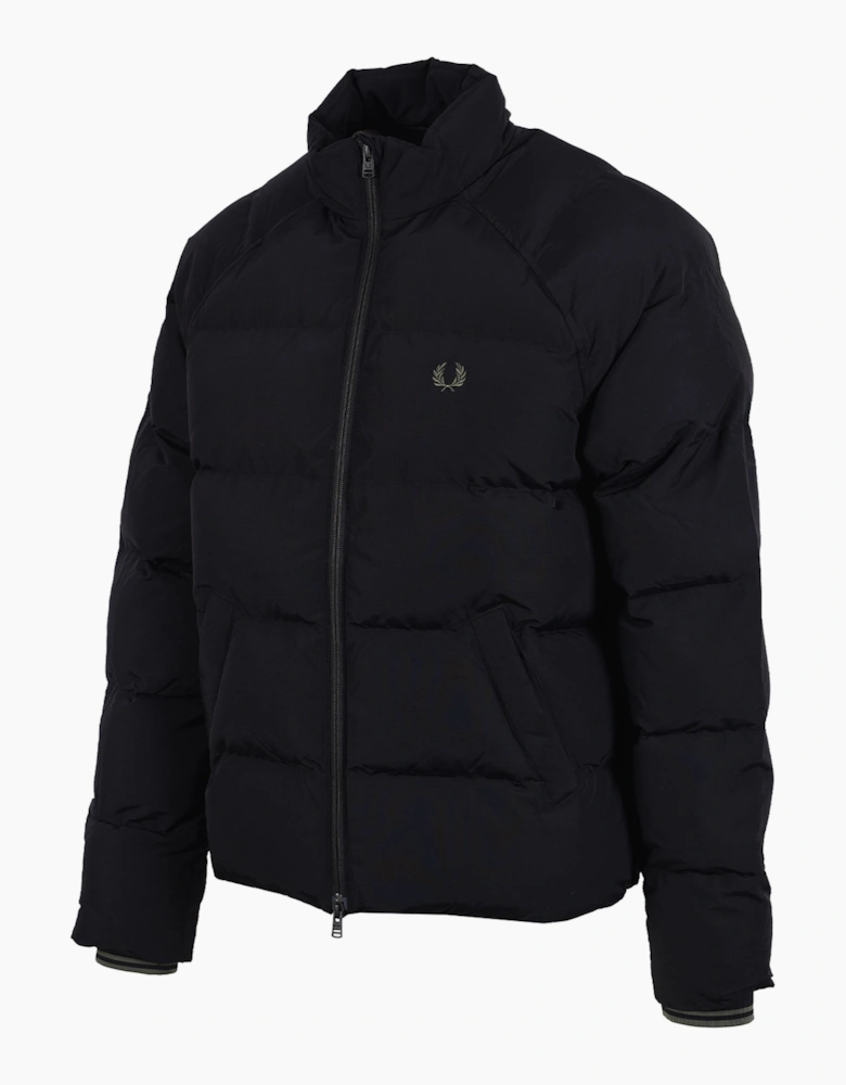 FRED PERRY RAGLAN JACKET BLACK