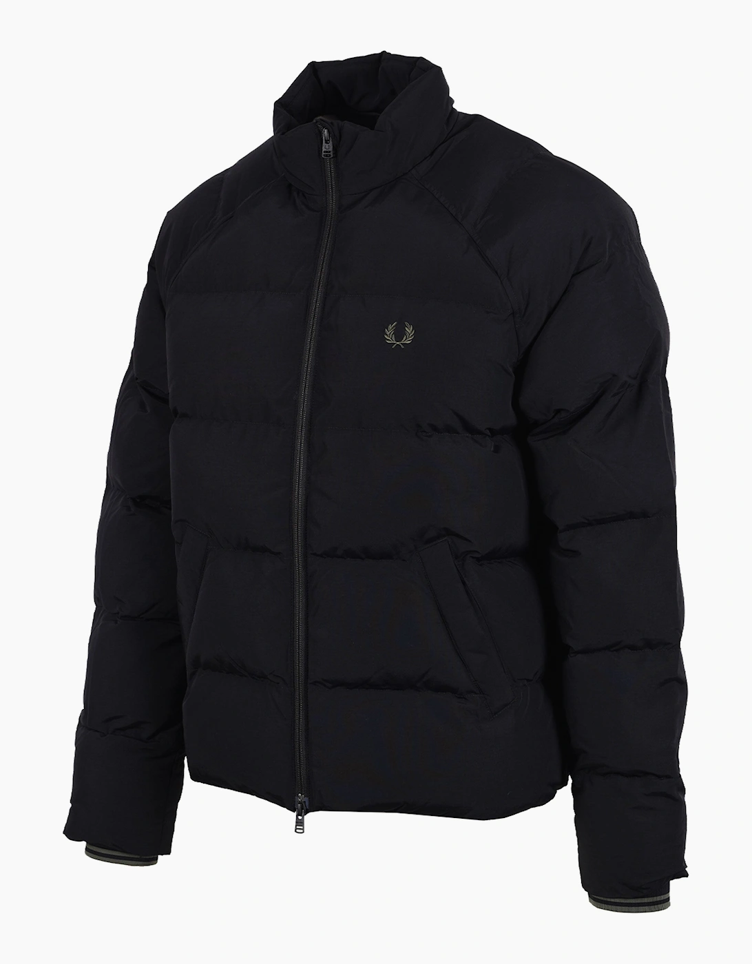 FRED PERRY RAGLAN JACKET BLACK
