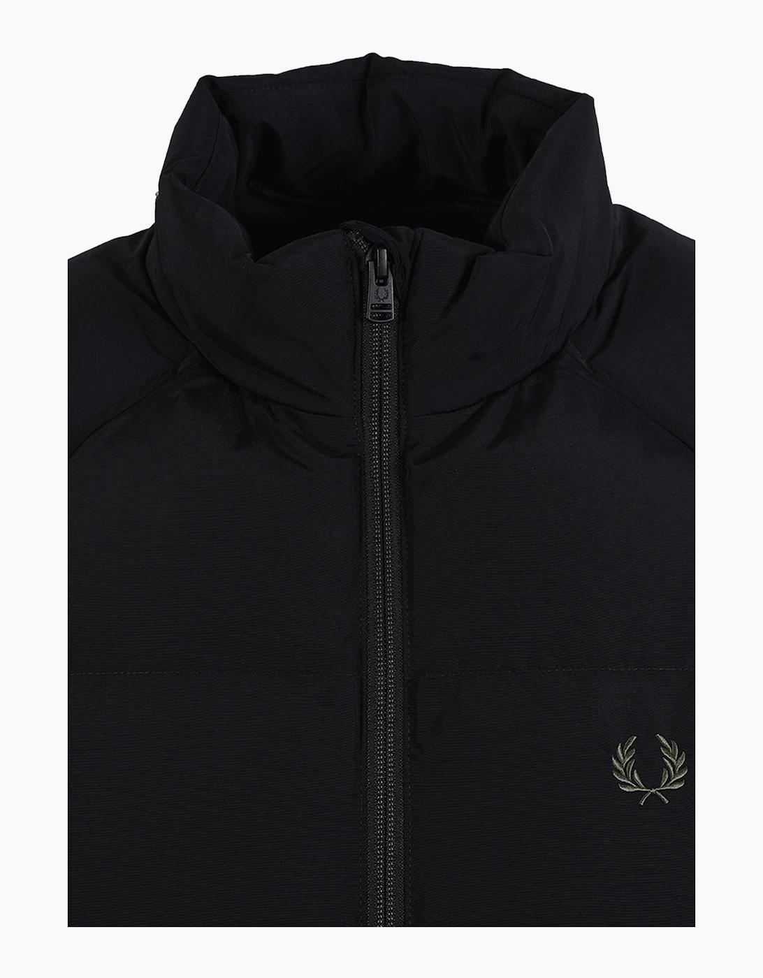 FRED PERRY RAGLAN JACKET BLACK