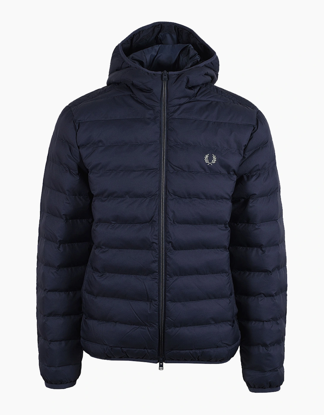 FRED PERRY HOODED INSULATED JACKET DARK AIRFORCE