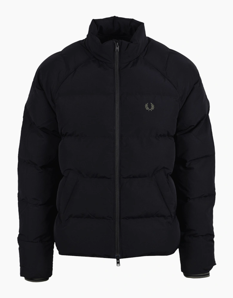FRED PERRY RAGLAN JACKET BLACK
