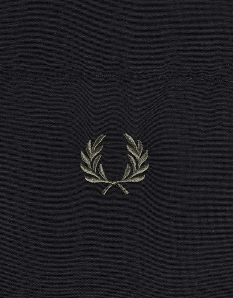FRED PERRY RAGLAN JACKET BLACK