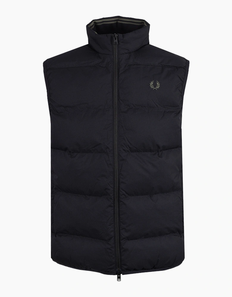 FRED PERRY INSULATED GILET BLACK