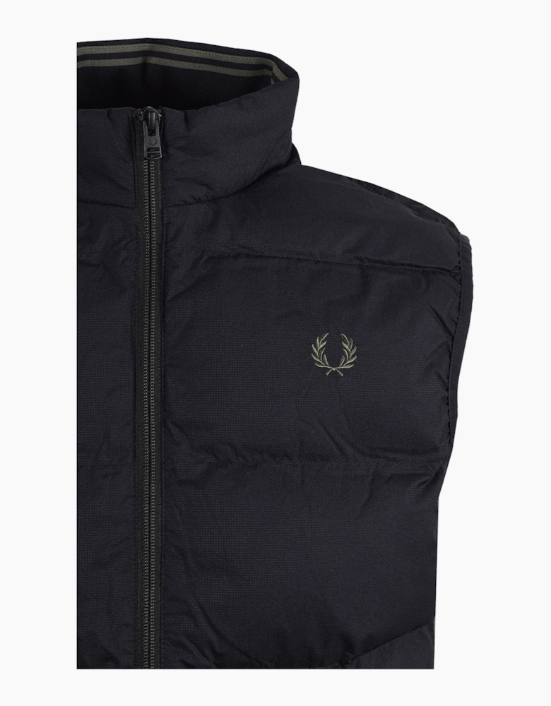 FRED PERRY INSULATED GILET BLACK