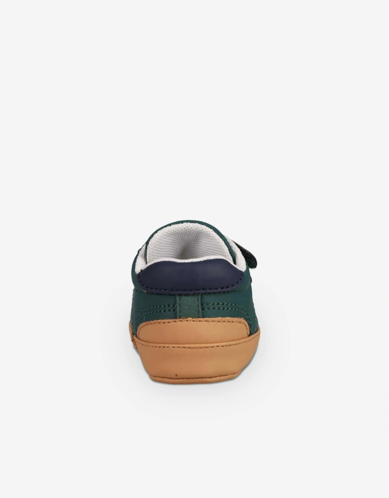 Ralph Lauren Baby Boys Hollis EZ Layette Trainers in Green