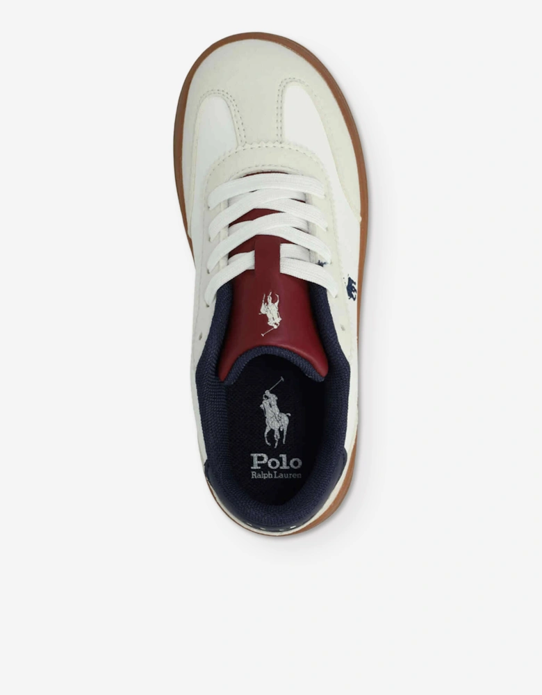 Ralph Lauren Boys Hollis Trainers in White