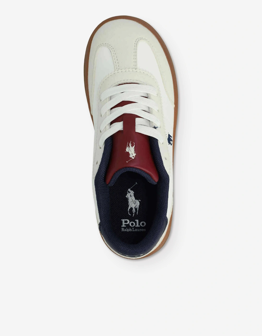 Ralph Lauren Boys Hollis Trainers in White