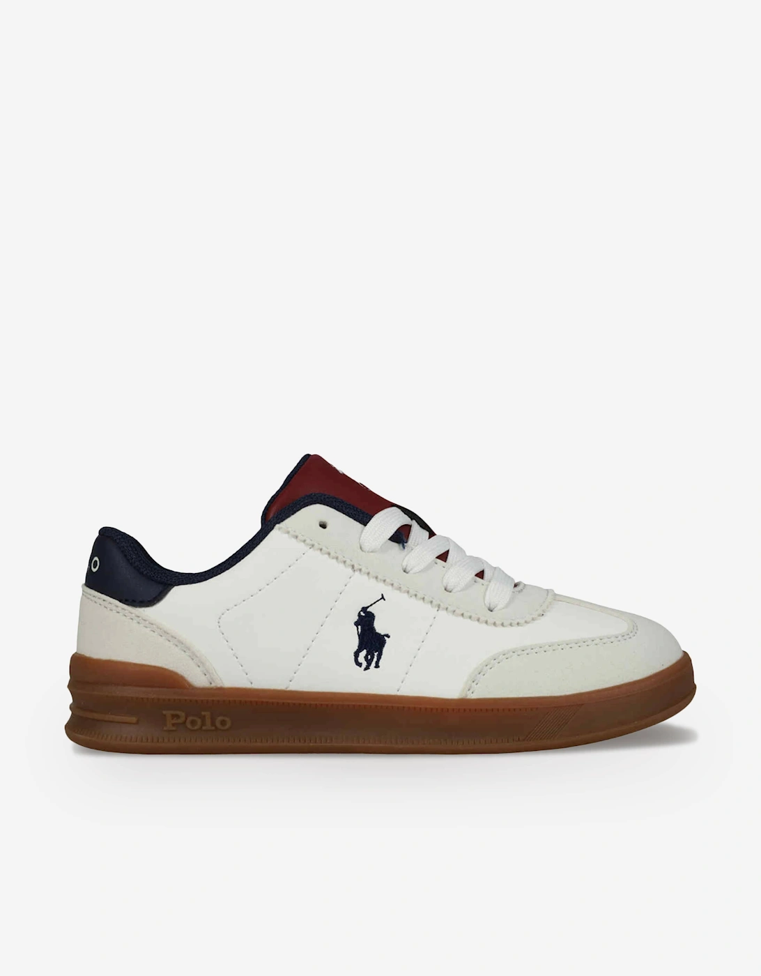 Ralph Lauren Boy's Ralph Lauren Boys Hollis Trainers in White