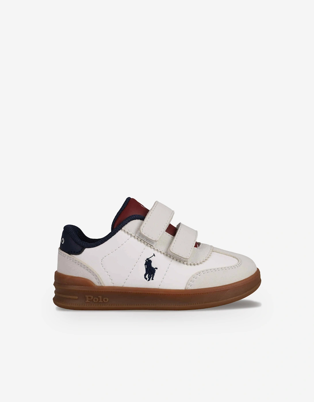 Ralph Lauren Boys Hollis EZ Trainers in White