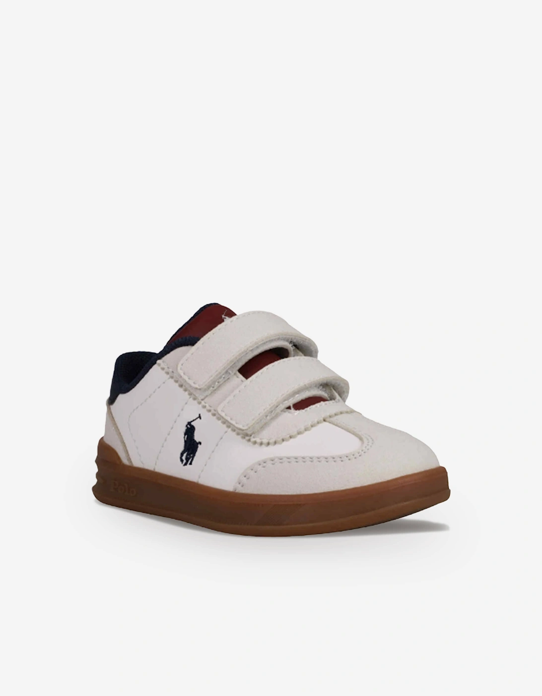 Ralph Lauren Boys Hollis EZ Trainers in White