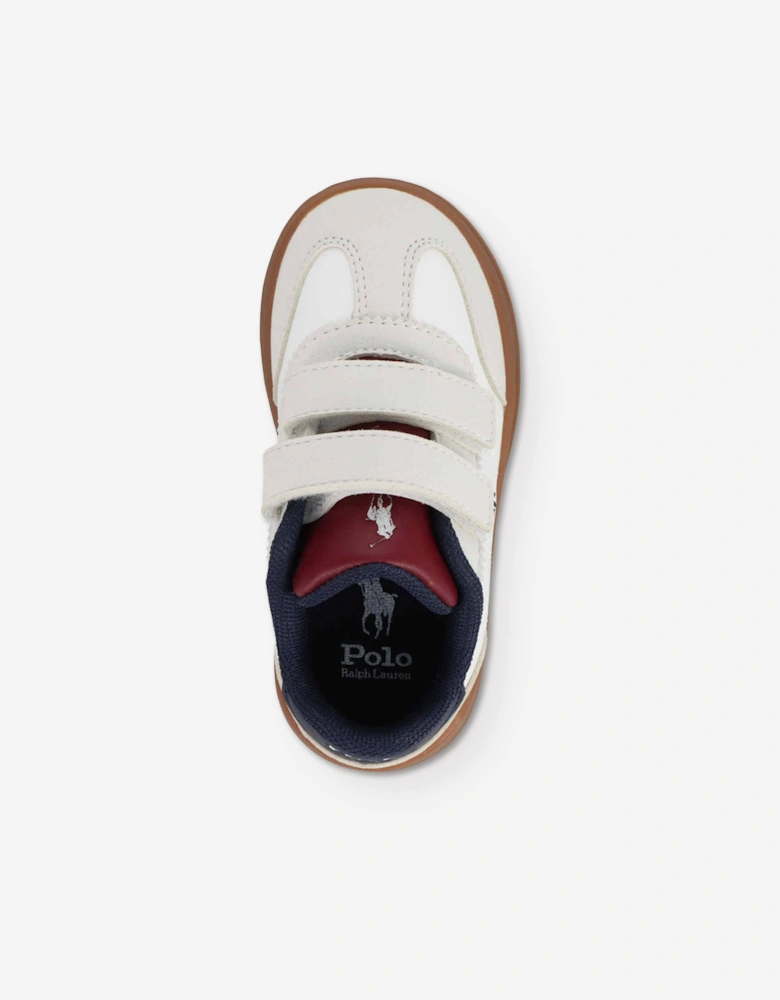Ralph Lauren Boys Hollis EZ Trainers in White
