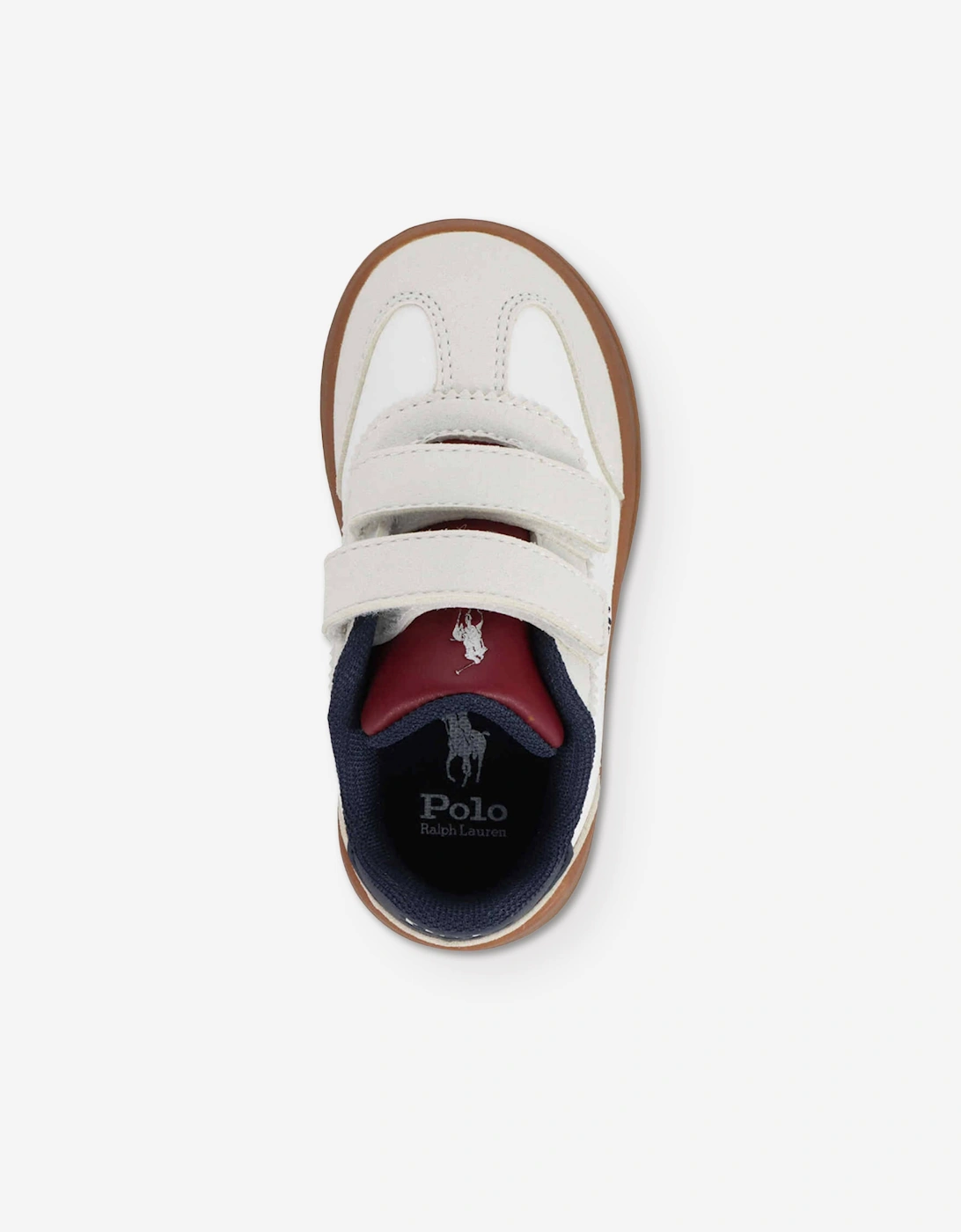 Ralph Lauren Boys Hollis EZ Trainers in White