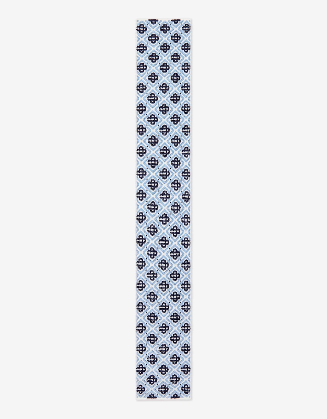 Casablanca Kids Textured Monogram Scarf in Blue