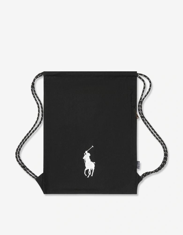 Ralph Lauren Kids Canvas Gym Sack in Black