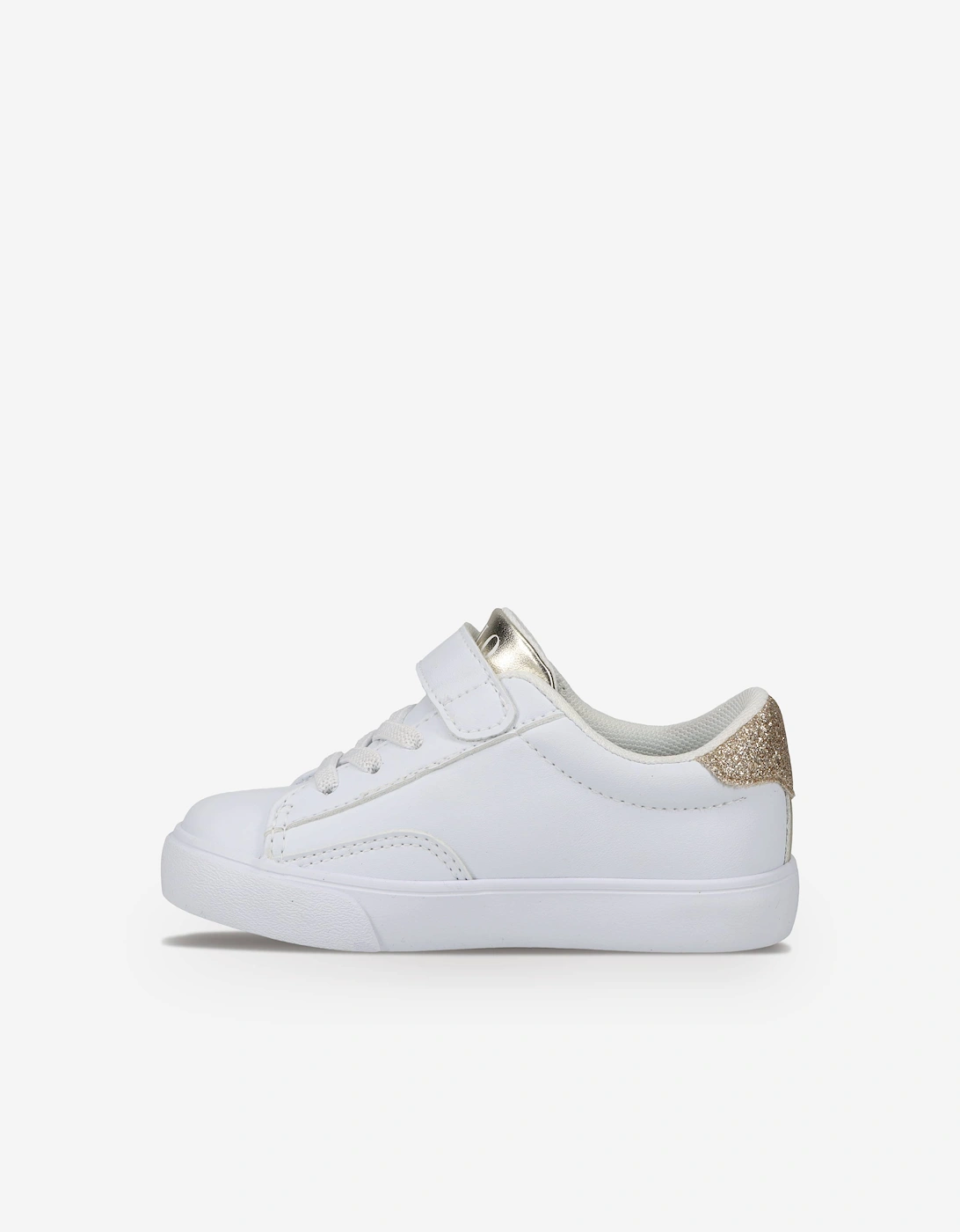 Ralph Lauren Girls Theron V PS Trainers in White