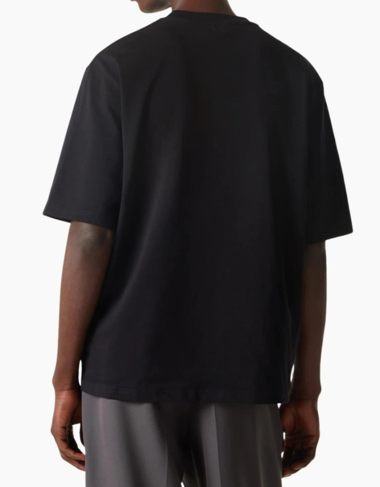 Ami Paris Heart Logo Le Coeur T-Shirt Black