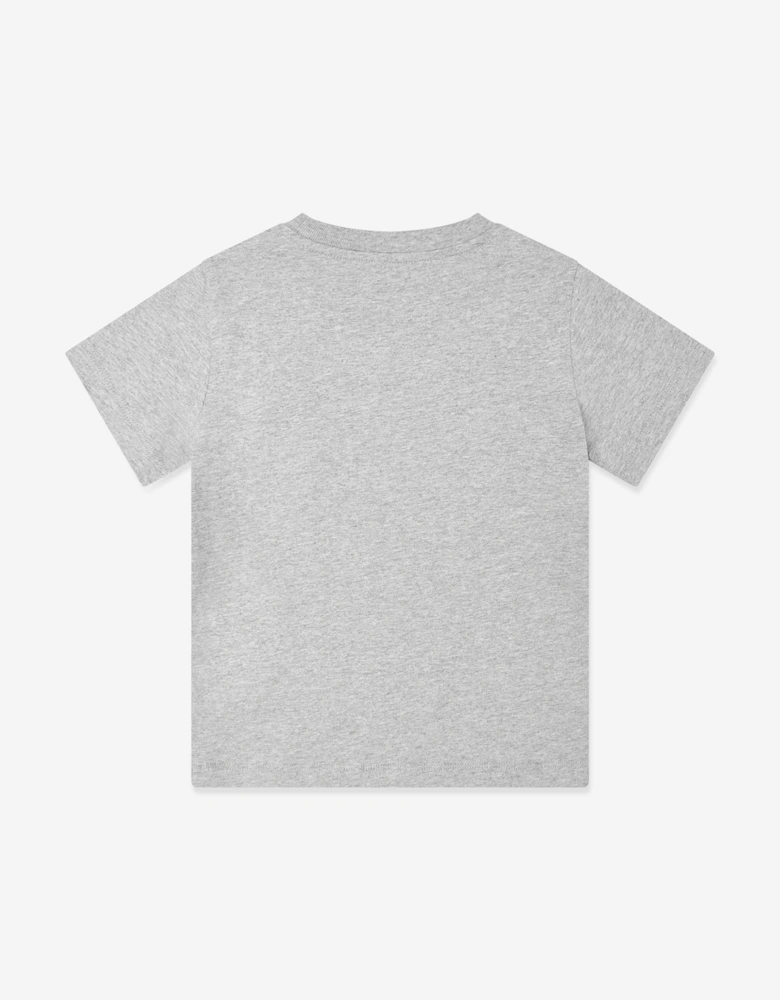 Moncler Enfant Boys Logo T-Shirt in Grey