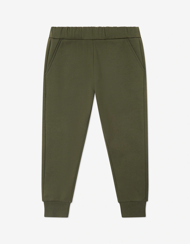 Moncler Enfant Boys Logo Tracksuit in Green