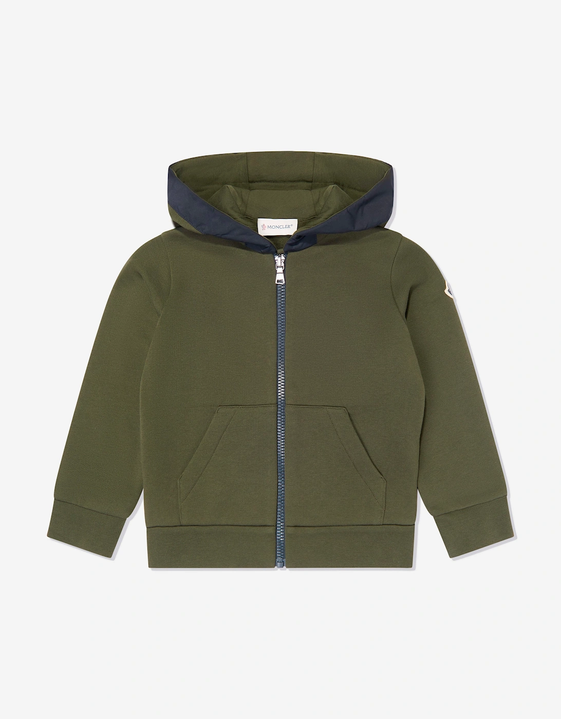 Moncler Enfant Boys Logo Tracksuit in Green