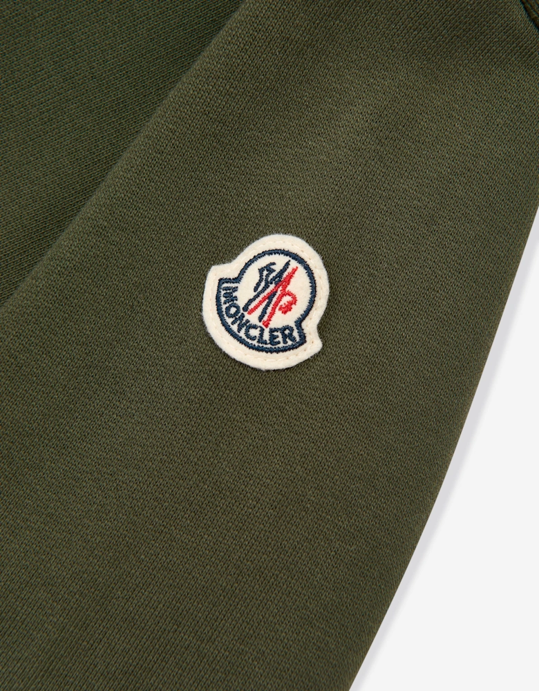 Moncler Enfant Boys Logo Tracksuit in Green