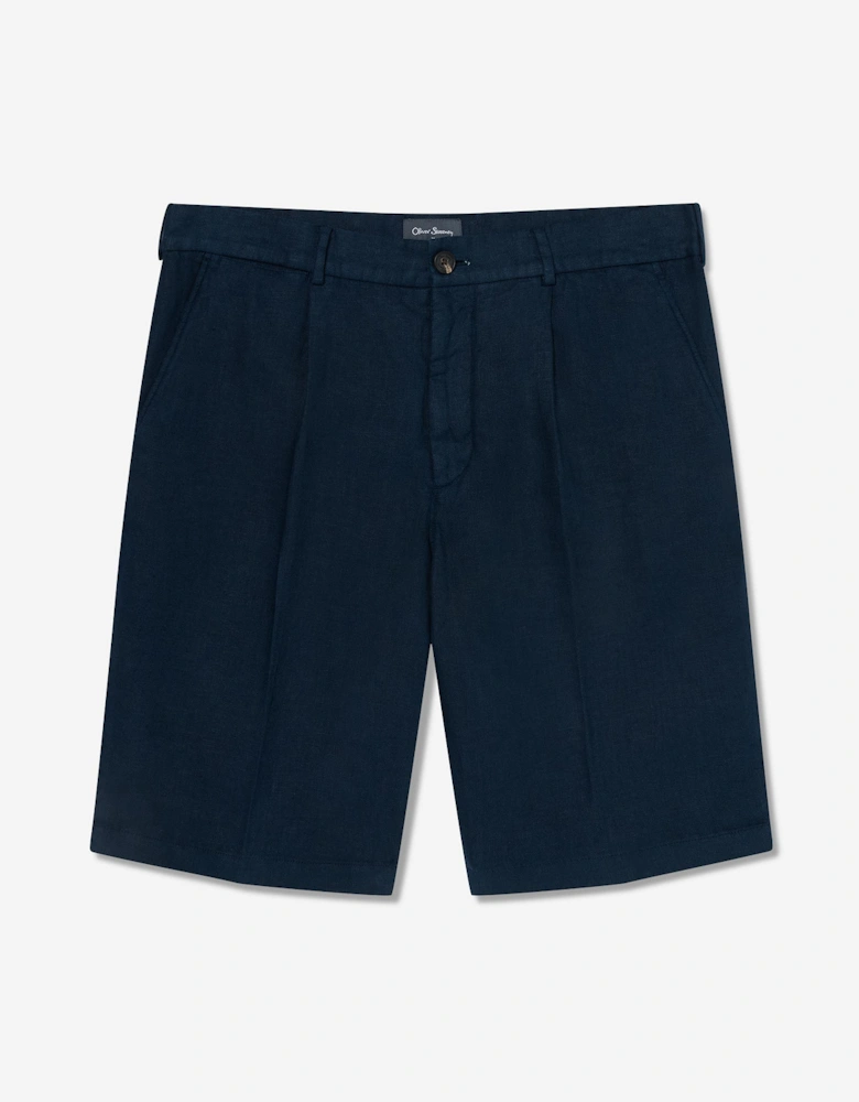 Oliver Sweeney Garment Dyed Linen Shorts