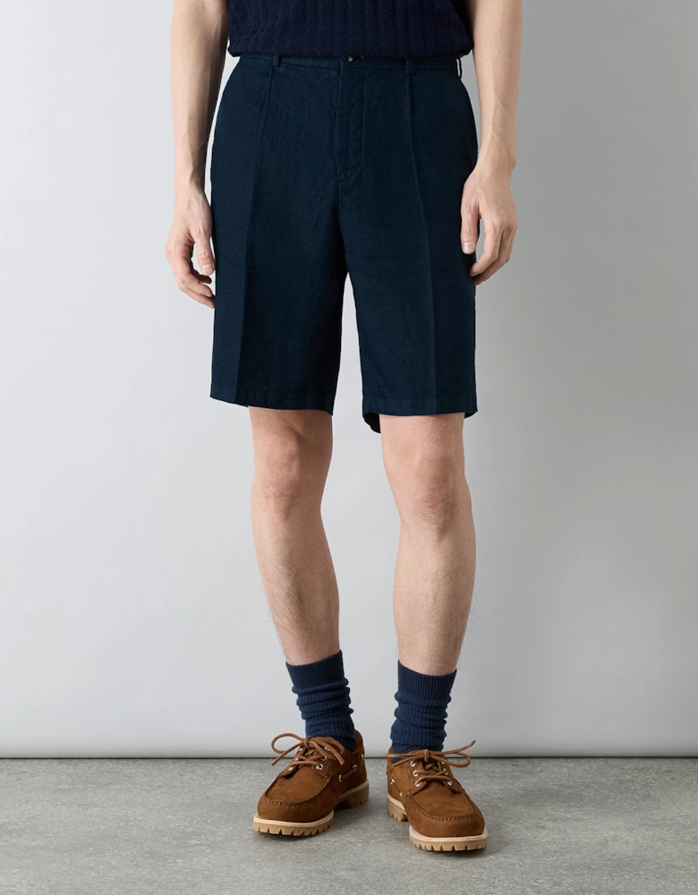 Oliver Sweeney Garment Dyed Linen Shorts