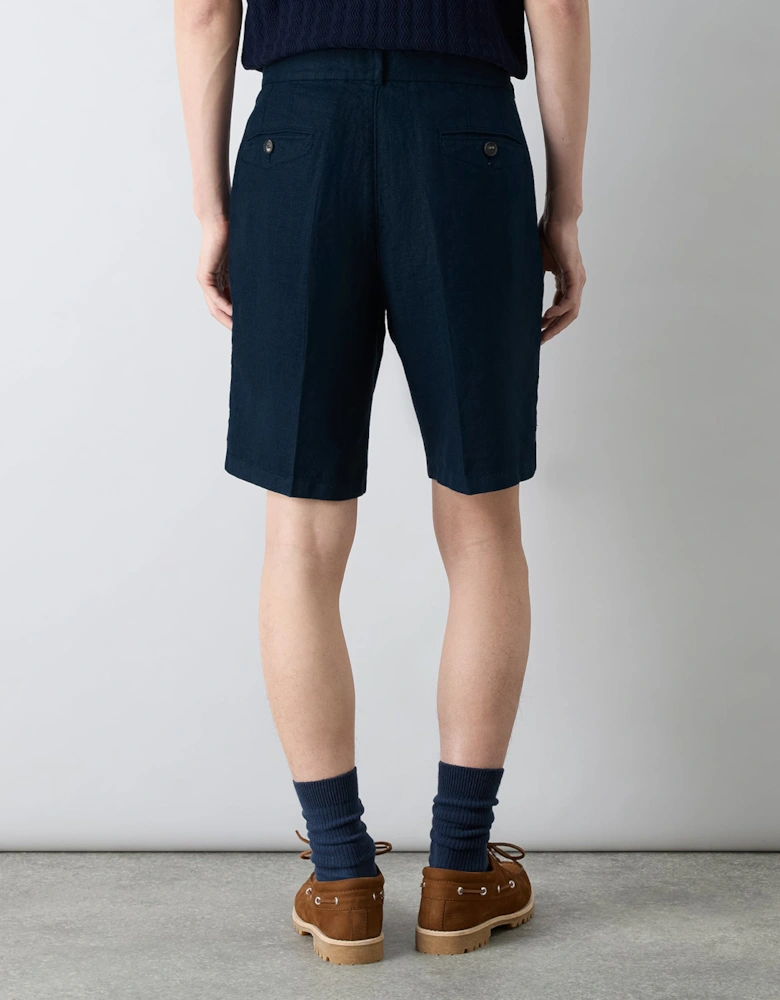 Oliver Sweeney Garment Dyed Linen Shorts