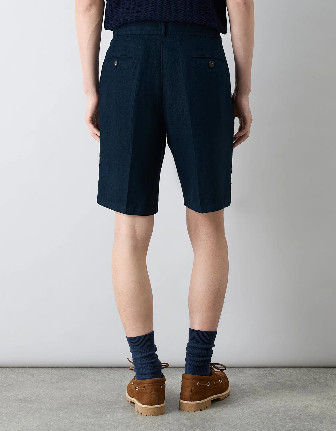 Oliver Sweeney Garment Dyed Linen Shorts