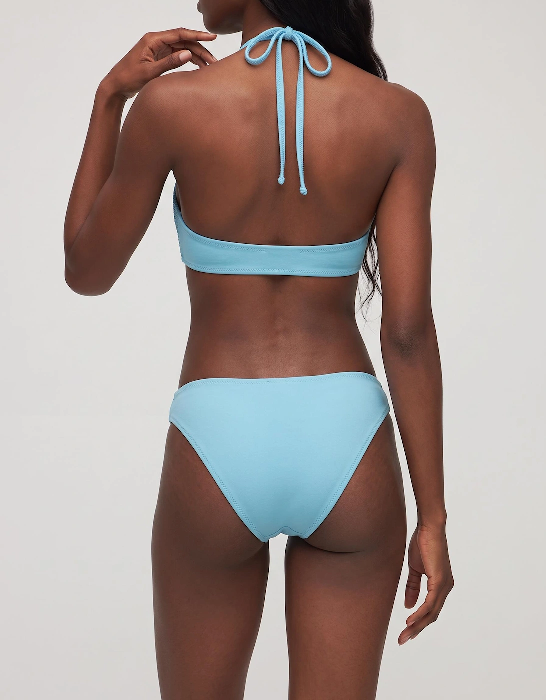 Mia's Marina Hand-Beaded Bikini Bottom Multi Colour in stock