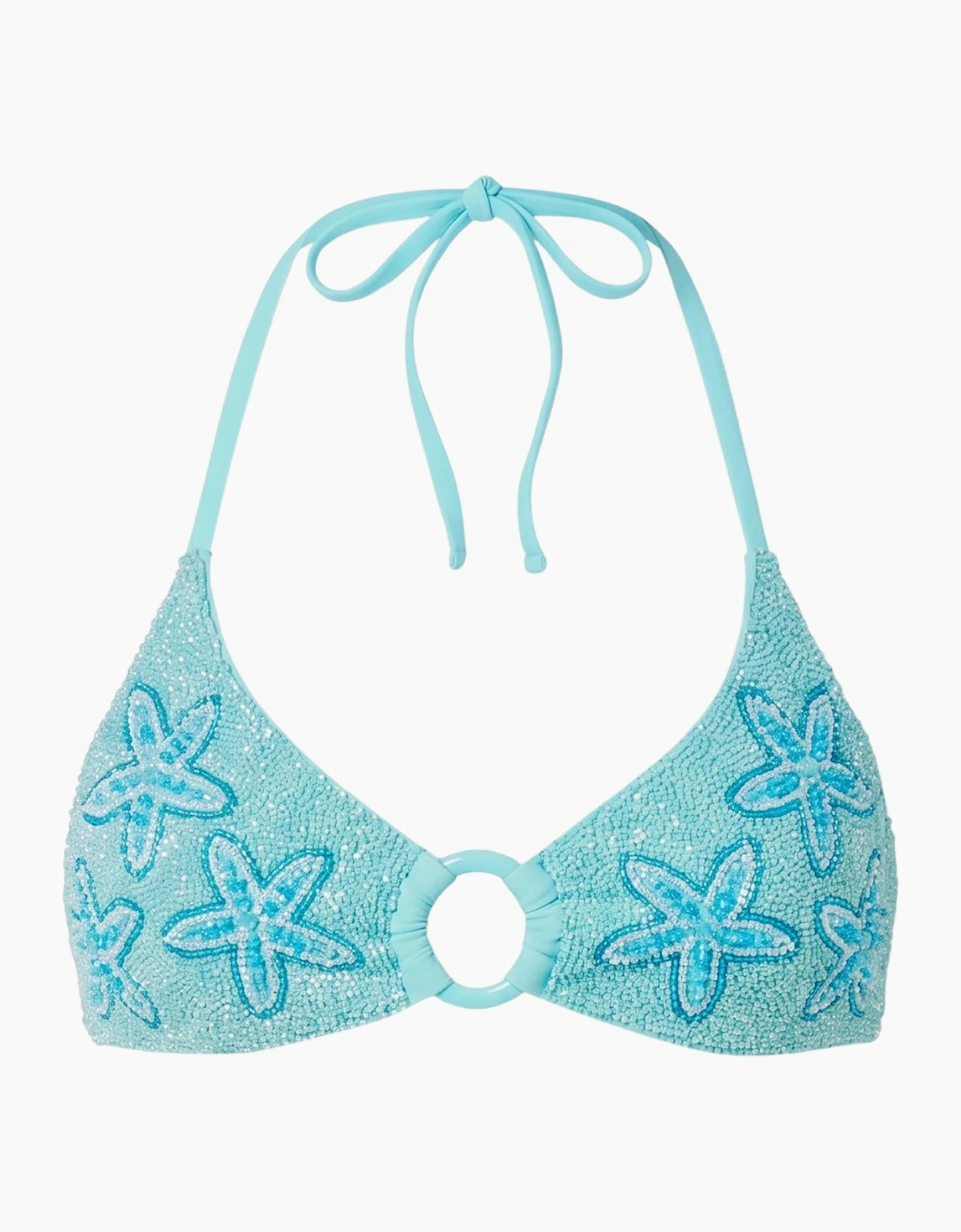 Mia's Marina Hand-Beaded Bikini Bottom Multi Colour in stock