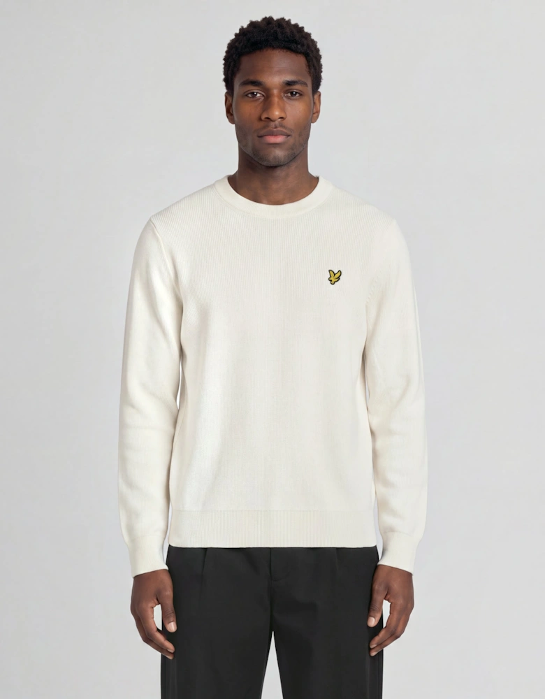 UV Reactive Relaxed Crew Neck Jumper
