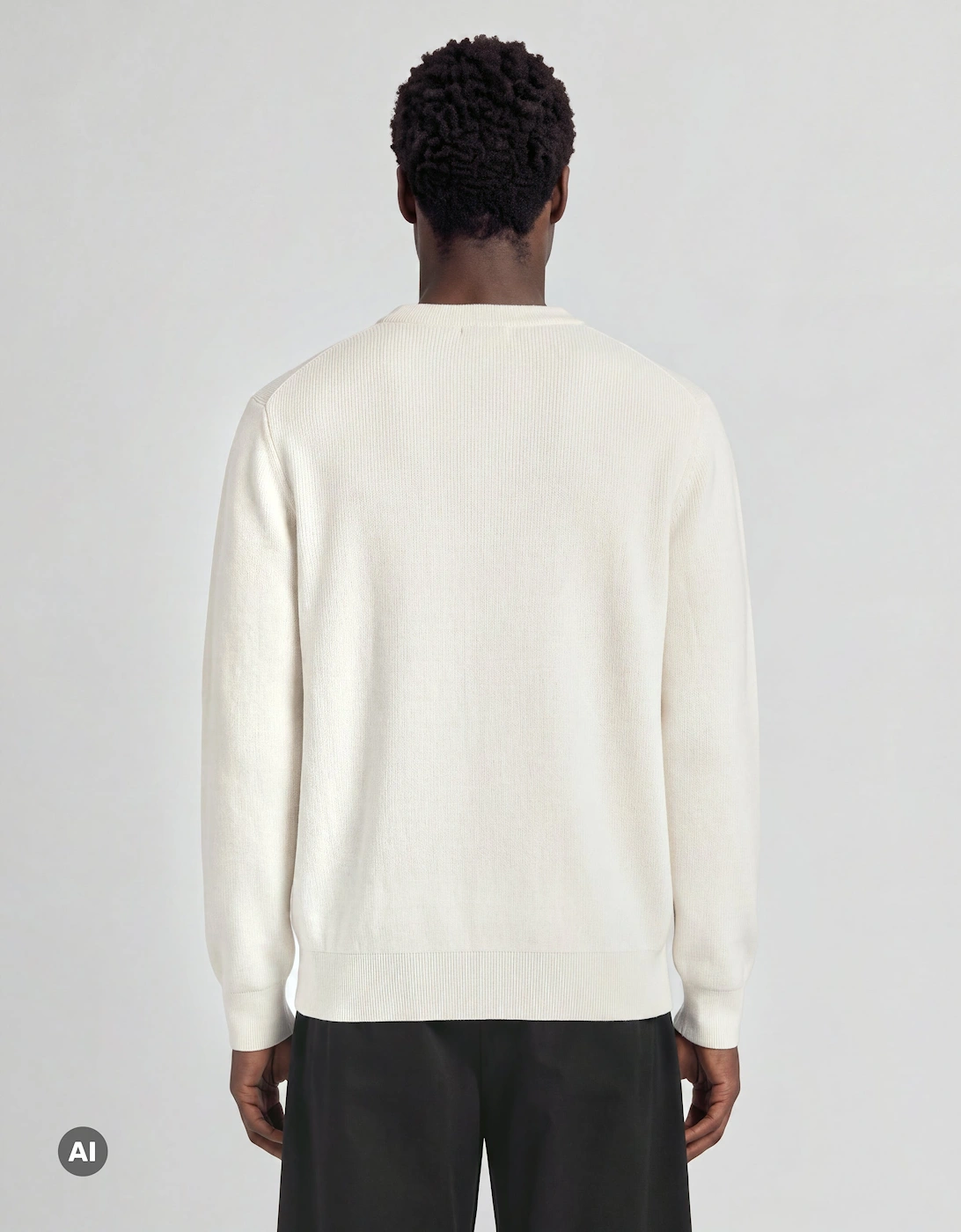 UV Reactive Relaxed Crew Neck Jumper