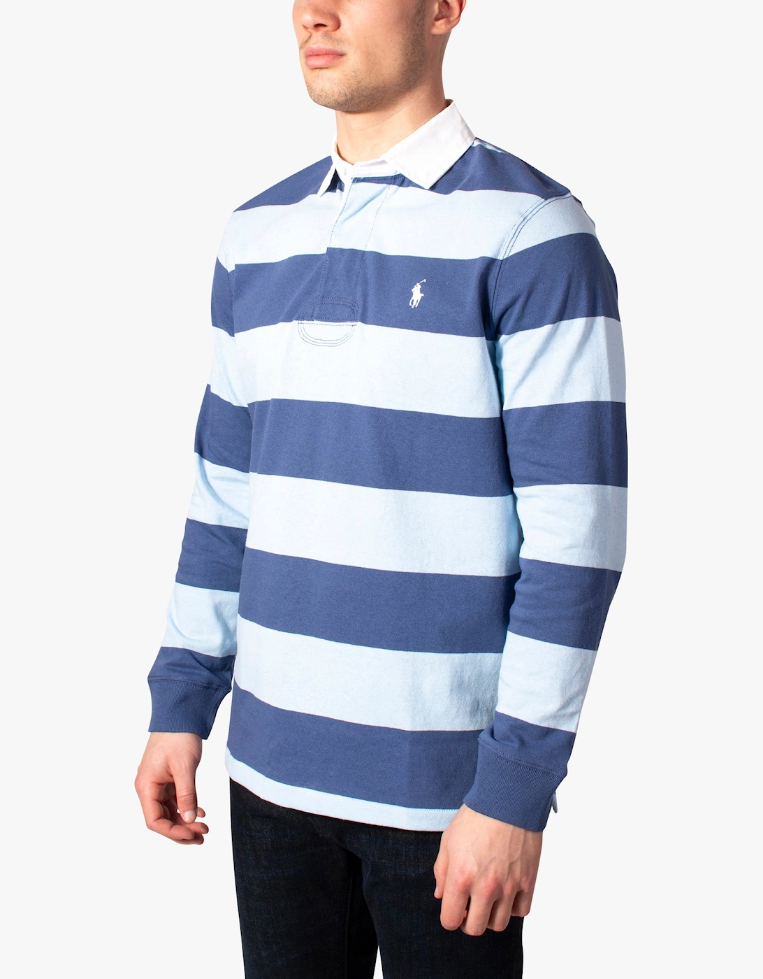 Classic Fit The Iconic Striped Rugby Shirt