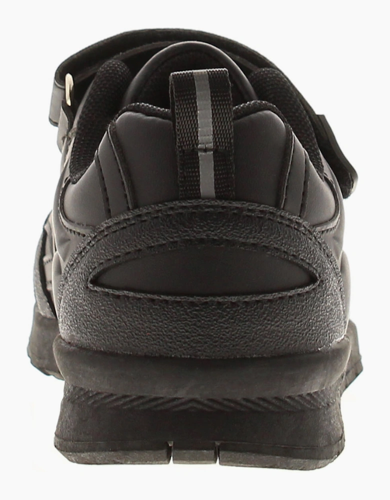 Rockstorm Boys School Shoes Trainers Bungee Elasticated Lace black UK Size