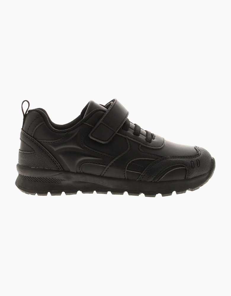 Rockstorm Boys School Shoes Trainers Bungee Elasticated Lace black UK Size
