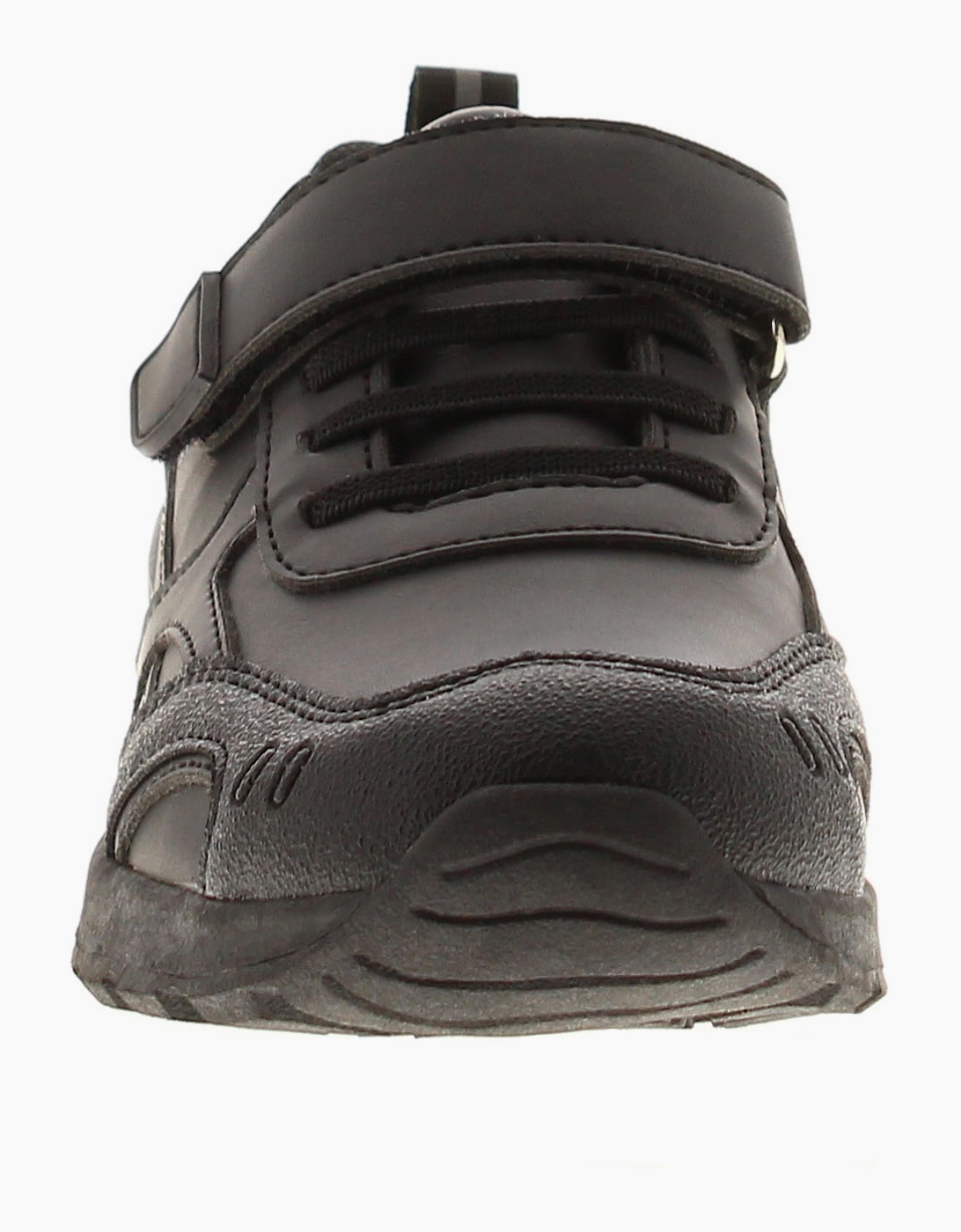 Rockstorm Boys School Shoes Trainers Bungee Elasticated Lace black UK Size