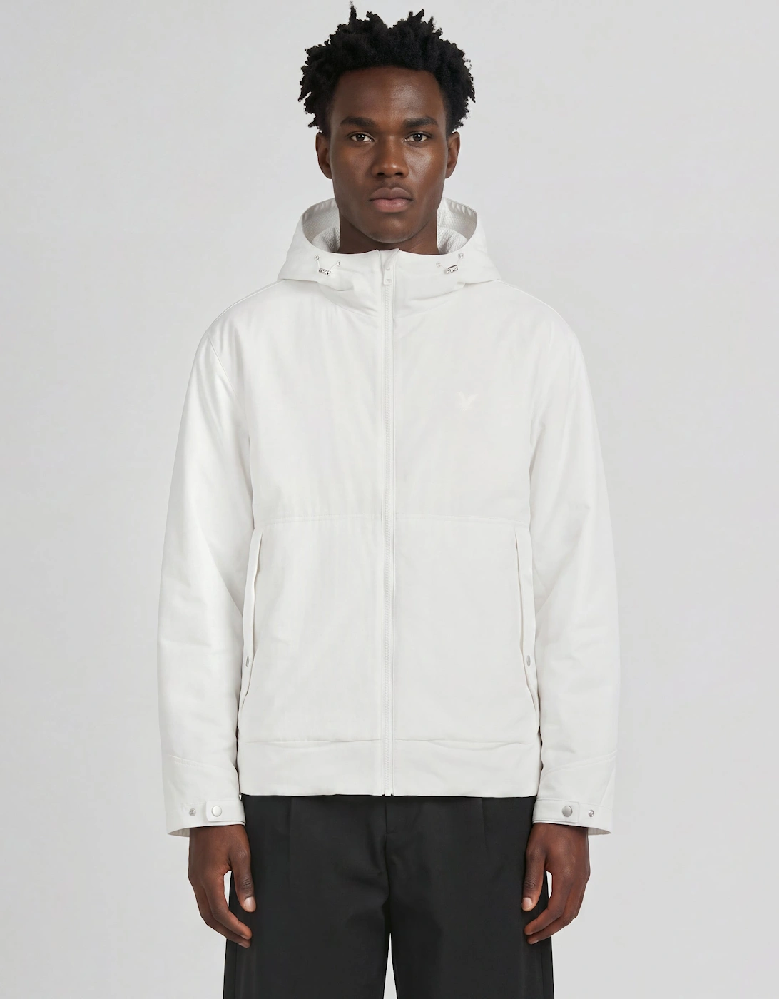 Lyle & Scott Lyle And Scott Men's Glow Reactive Wadded Shell Jacket - White