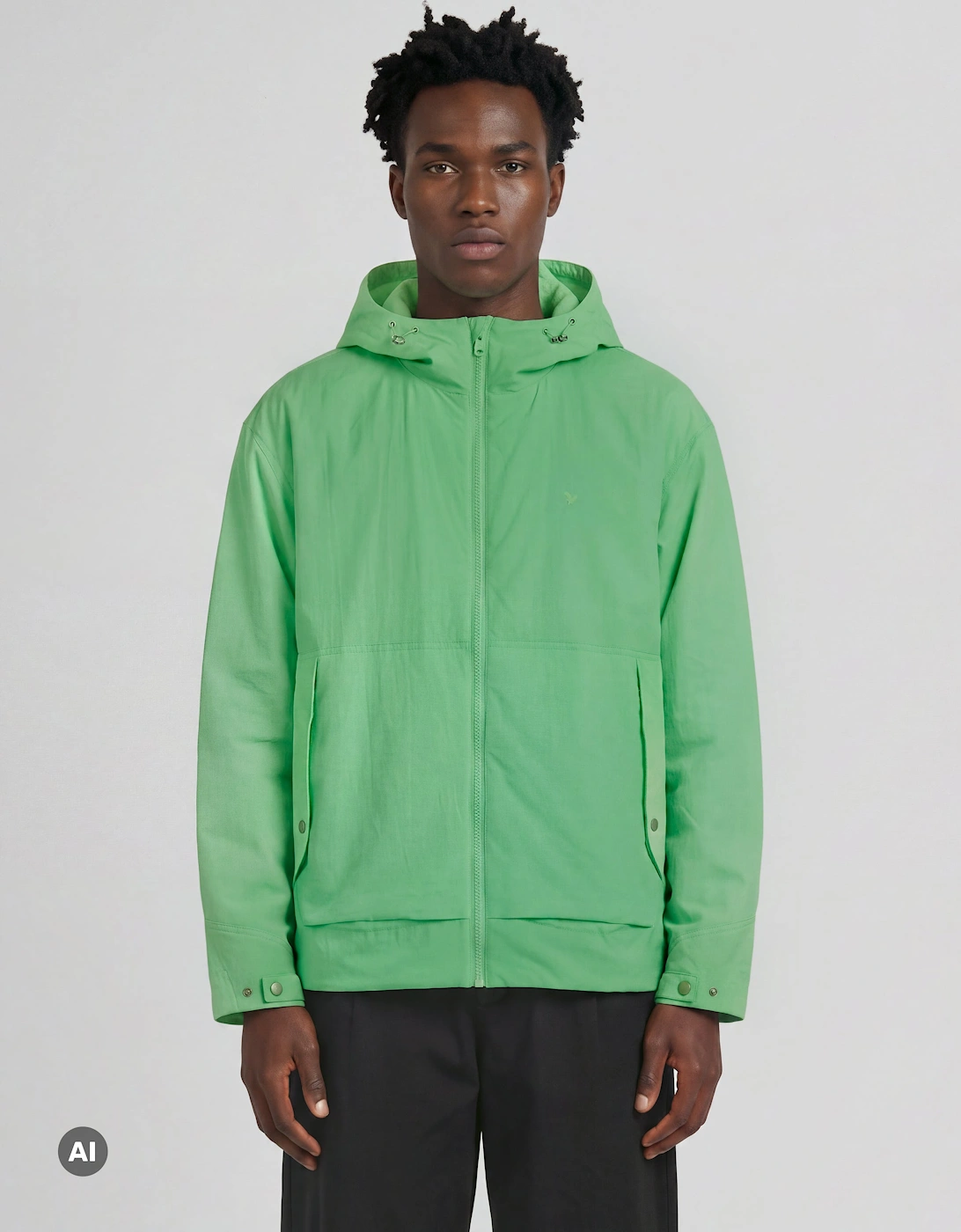 Glow Reactive Wadded Shell Jacket