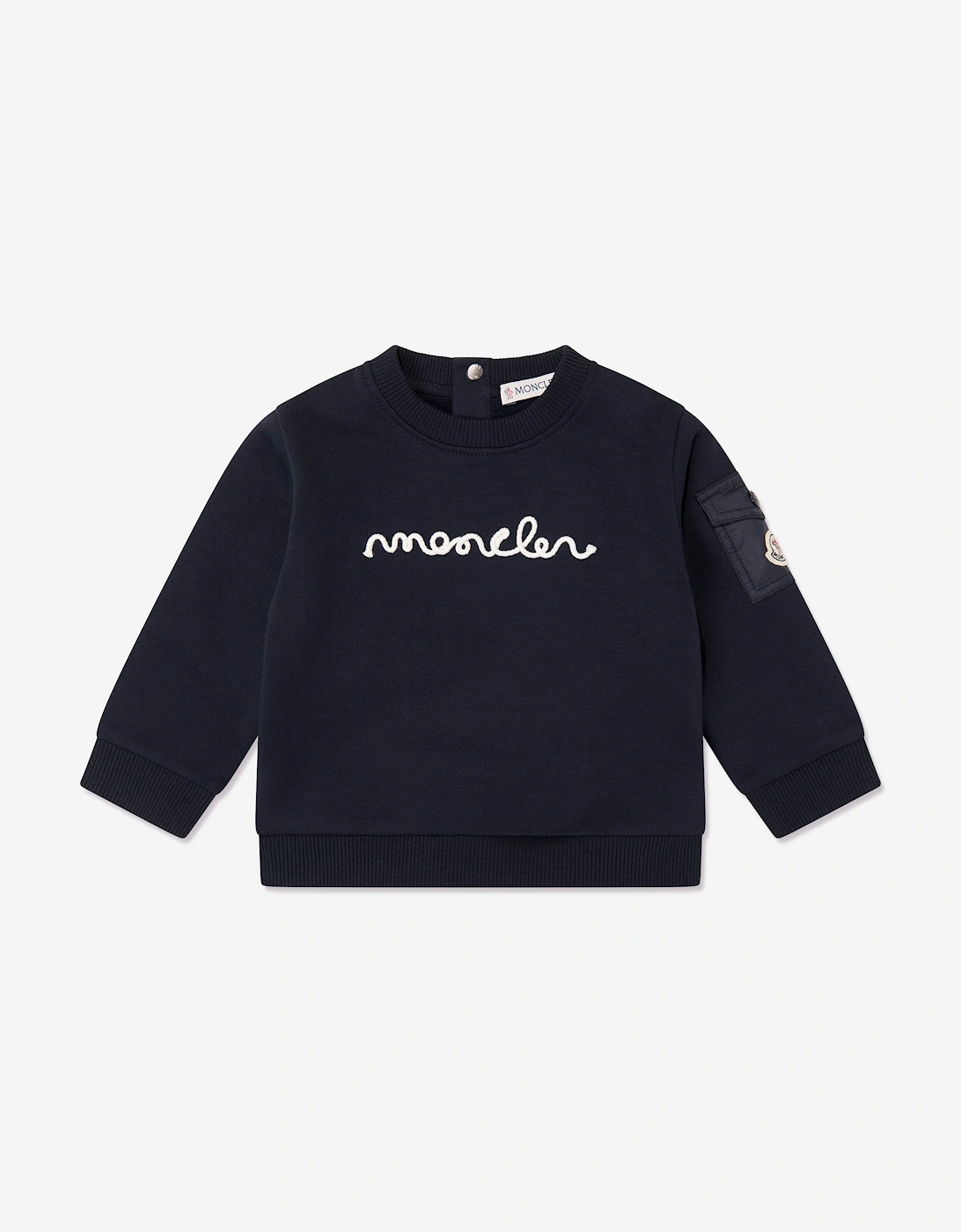 Moncler Enfant Baby Logo Tracksuit in Navy