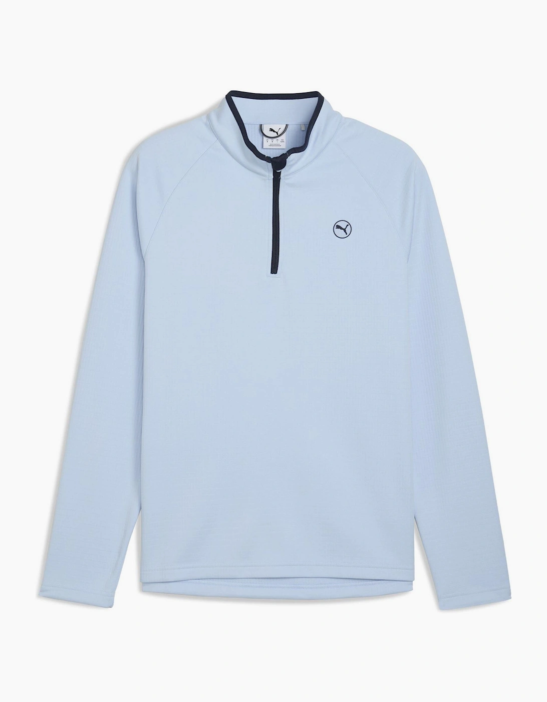 Puma Puma Men's Waffle Fleece Pullover Jumper - Blue