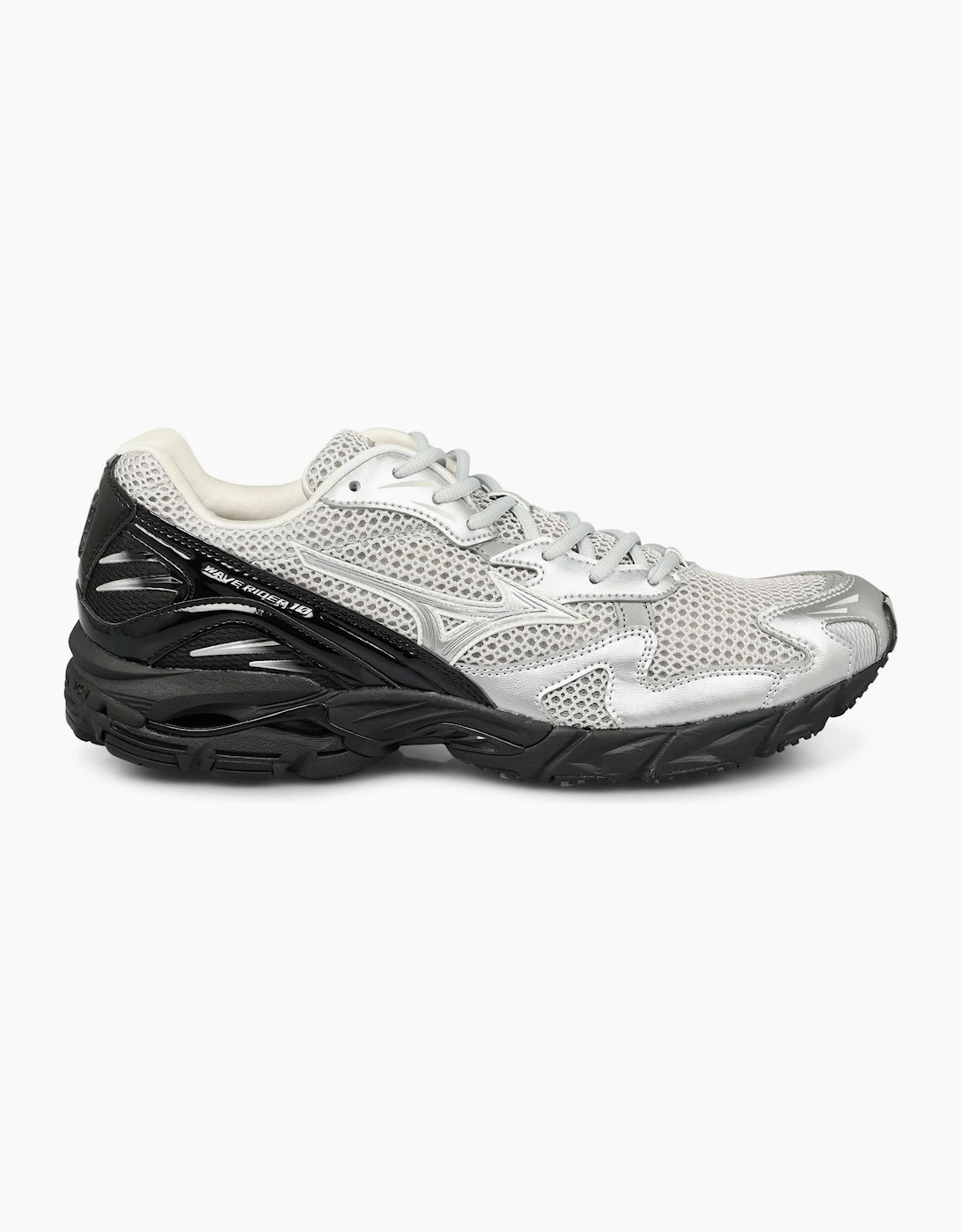 Mizuno Men's Silver Wave Rider 10 - Size 9.5