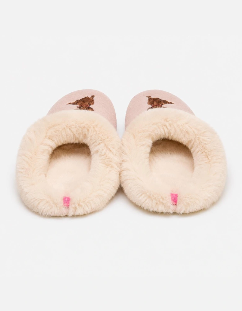 Joules SLIPPET LUXE Womens Mules Pink Dog